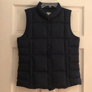 Lands’ End Girls Puffer Vest kids size large